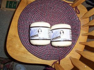 Skeins Aunt Lydias Cotton Crochet Thread Cream Yarn
