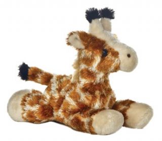 Aurora Plush Giraffe Gigi Mini Flopsie Safari Zoo Stuffed Animal Toy 