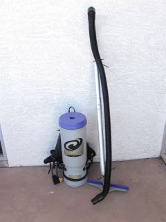 Pro Team Super Coach Backpack Vacuum Cleaner with Wand and Attachment 