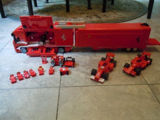 Lego City Town Racing Lot Truck Ferrari RARE CARS 1000+ pieces figures 