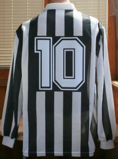 1990 1991 Baggio 10 Juventus Home Shirt w Long Sleeves Kappa Upim Size 