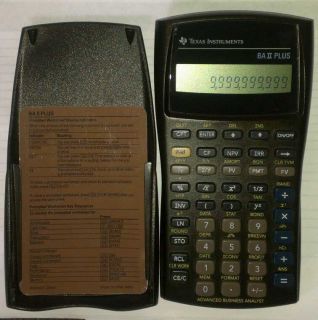   Instruments BA II Plus Financial Calculator, TI BAII Plus, TI BA2 Plus