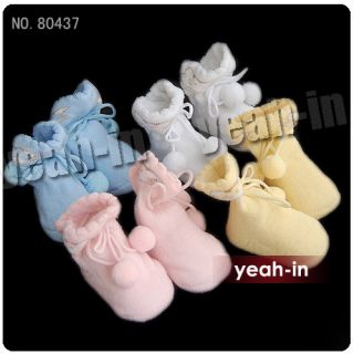Baby Booties Cotton Socks for Newborn to 6M 80437