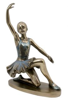 Reverence Ballerina Statue Ballet Dancer Girl Curtsey Bow Figure 
