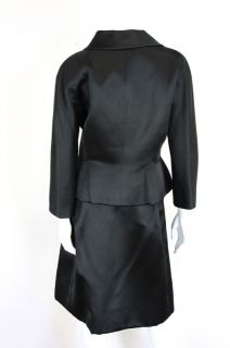 Balenciaga at Socialite Auctions Vintage Black Silk Skirt Suit 