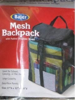 Bajer Mesh Backpack School Camping Hiking Beach Bag