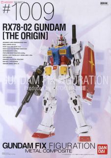 Bandai RX78 02 Gundam 1009 The Origin Metal Composite 7 Action Figure