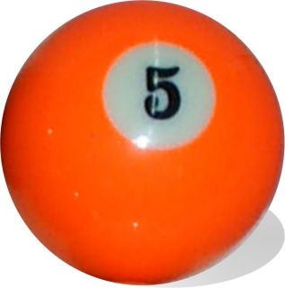 No 5 Pool Ball Single Replacement Eleven Free Ship Number FIVE Snooker 