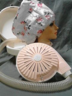 Vintage GE Hair Dryer w Case Wonderful Working Cond