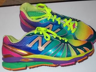 Worn Once New Balance Baddeley 890 Rainbow Mens Running Shoes Size 10 