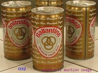 Ballantine Beer Can C s Steel Falstaff Cranston RI O32