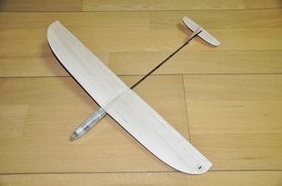 Mini G DLG HLG hand launch glider 2 Ch 600mm balsa wood plane