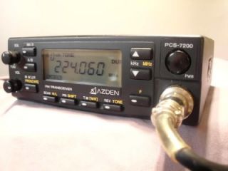 Azden Pcs 7200 220 MHz 135cm Amateur Mobile Transceiver A Real Talker 