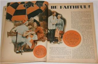 1938 True Confessions Magazine Barbara Hutton and Dime Store Girl Oct 