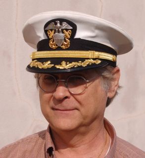 Bancroft US Navy Commander/Captain Dress White Visor Hat 7 1/