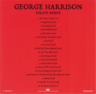 George Harrison The Lost Tapes Pirate Songs CD Mini LP OBI