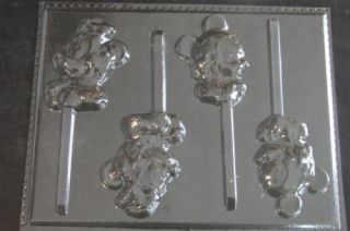 Baby Minnie Mickey Lollipop Chocolate Soap Candy Mold