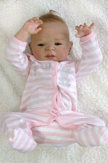 Isabelle Babies Reborn Victoria Baby Doll Girl Silicone Like Full Body 