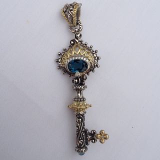 Barbara Bixby Peacock Key London Blue Topaz Diamonds