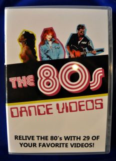 Dance Videos DVD 80s Dance Music Videos Belinda Carlisle Debbie Harry 
