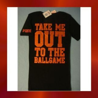   Secret PINK SF GIANTS TAKE ME OUT TO THE BALLGAME Exclusive T Shirt S