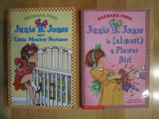 Lot of 2 Junie B Jones Books by Barbara Park Children’S