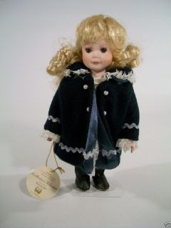 Collectors Classics Barbara Lee Edition Petite Porcelain Doll Named 