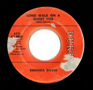 Northern Soul 45 Rhonda Davis Can You Remember Long Walk on Short Pier 