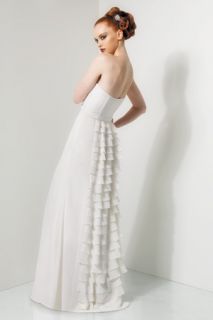 Bari Jay Informals White Collection Style 2005 Size 8 Bridal Wedding 