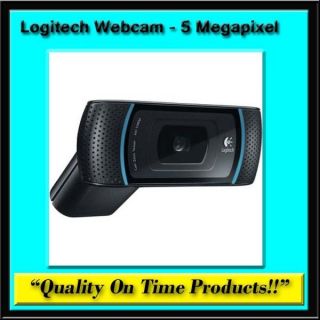 New Logitech B910 Webcam 5 Megapixel USB 2 0 Autofocus Pro 720P Black 