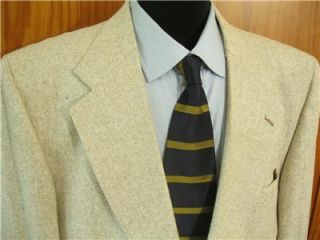 Barrington Classic 100 Silk Two Button Blazer Sport Coat Jacket 46L 