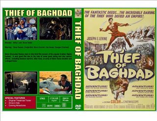 Thief of Bagdad VHS Steve Reeves The Blue Rose RARE