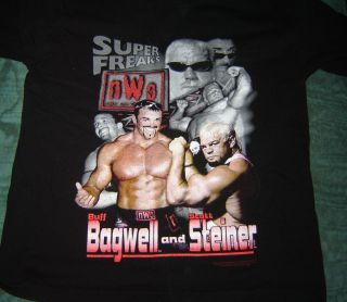 WCW NWO Scott Steiner Buff Bagwell Super Freak T Shirt