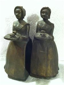 Antique Walter Bakers Bakers Chocolate Cast Iron Bookends La Belle 