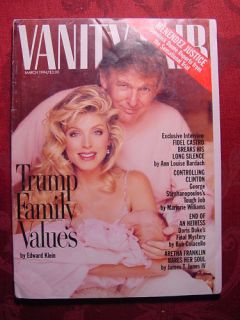 Vanity Fair March 1994 Mikhail Baryshnikov Donald Trump