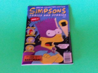    comics and stories special collectors edition number 1 1993 Bartman