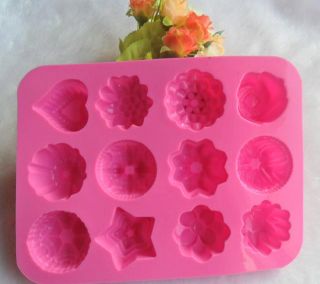   Muffin Sweet Candy Jelly Cake Mold Silicone Mold Baking Pan