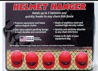 Baseball Softball Helmet Hanger Dugout Organizer