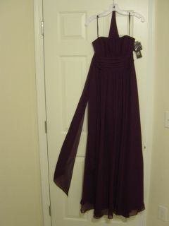 Bari Jay Purple Bridesmaid Formal Prom Evening Dress Size 8