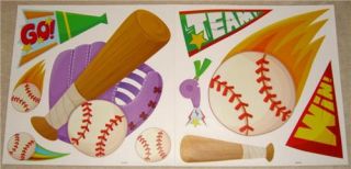 Baby Children Boys Bedroom Baseball Sport Wall Stickers
