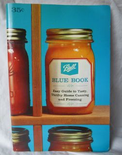 Vintage 1969 Ball Blue Book Home Canning and Freezing Guide Cookbook 
