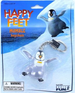 Happy Feet Mumble Keychain Keyring Basic Fun Penguin