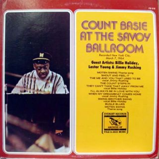 count basie at the savoy ballroom label everest records format 33 rpm 