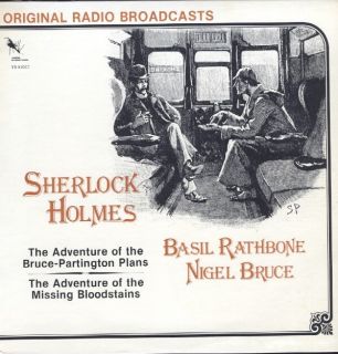 Basil Rathbone Sherlock Holmes Radio Broadcasts LP