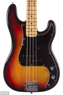 1974 Fender Precision Bass Sunburst P Bass Excellent Condition Ohsc 