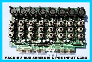 Mackie 8 Bus Analog Mixer Console Replacement XLR Mic Preamp Line 
