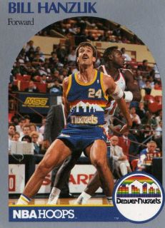 Bill Hanzlik 95 NBA Hoops Basketball Trading Card Nuggets