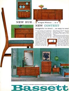 Bassett Furniture Context Leo Jiranek Design Mid Century Modern 1963 