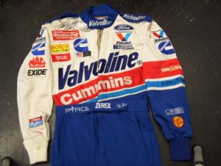 Used Mark Martin #6 NASCAR Worn Racing Fire Suit Signed Autographed 