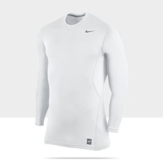 Nike Pro Combat Hyperwarm Fitted 12 Crew Mens Shirt 424895_100_A